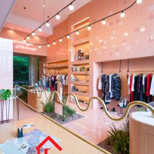 Thiết kế nội thất shop thời trang xu hướng Châu Âu